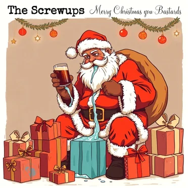 Merry Christmas You Bastards by The Screwups - album cover
