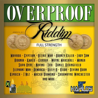 Over Proof Riddim - Full Strength by Various Artists - album cover