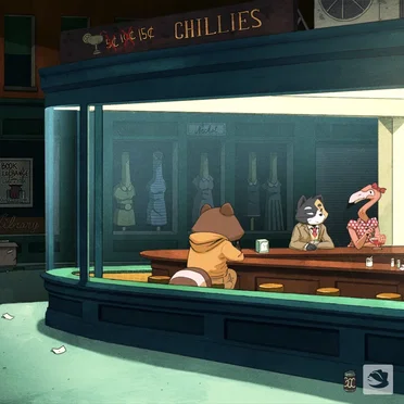 Chillhop at the Diner by Various Artists - album cover