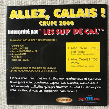 Allez, Calais ! by Les Sup' De Cal' - album cover