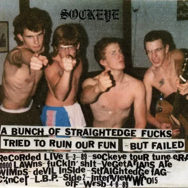 A Bunch of Straightedge Fucks Tried to Ruin Our Fun - But Failed/Leftovers by Sockeye - album cover