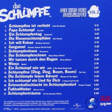 Die Hits der Schlümpfe, Volume 2