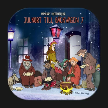 Julkort till Bäckvägen 7