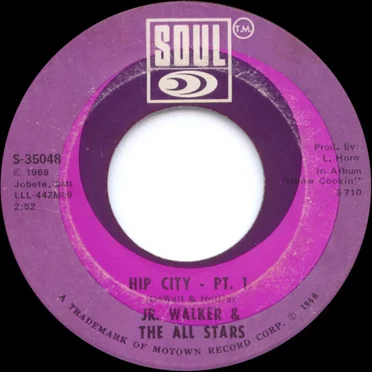 Hip City by Jr. Walker & the All Stars - album cover