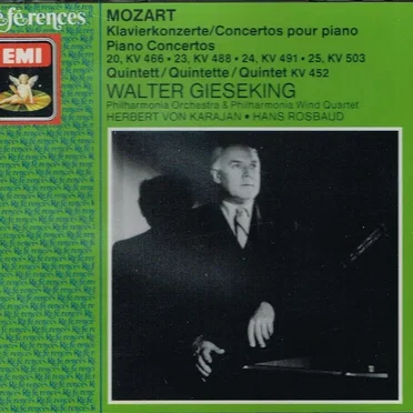 Piano Concertos 20, KV 466 / 23, KV 488 / 24, KV 491 / 25, KV 503 / Quintet KV 452