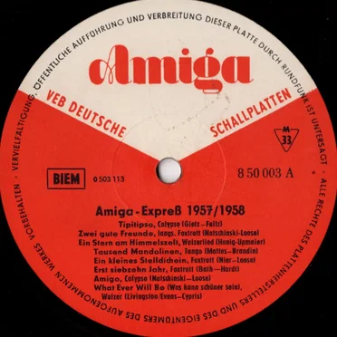 Amiga-Express 1957/58 - Spitzenschlager des Jahres by Various Artists - album cover