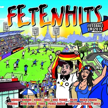 Fetenhits: Fußball EM 2016 by Various Artists - album cover