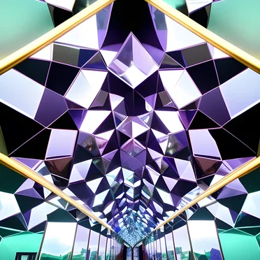 Crystal Mirror Maze