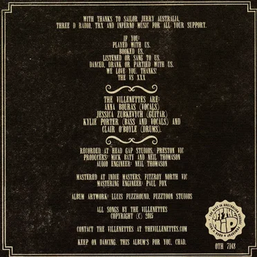 Lady Luck by The Villenettes - album cover