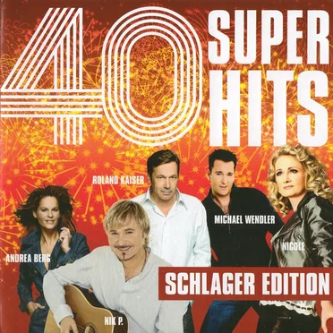 40 Super Hits - Schlager Edition by Various Artists - album cover
