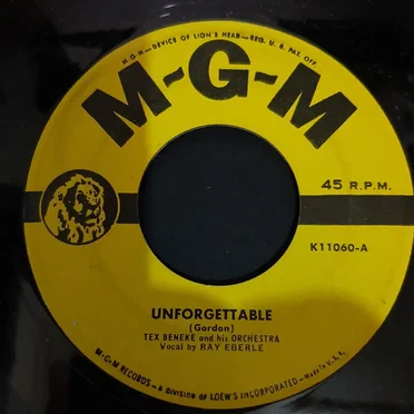 Unforgettable / One of These Days One of Your Dreams Is Bound to Come True