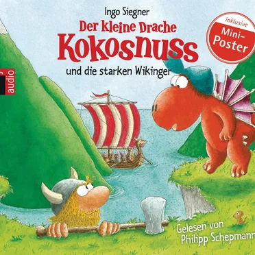 Der kleine Drache Kokosnuss und die starken Wikinger by Ingo Siegner - album cover