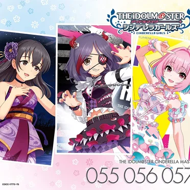 THE IDOLM@STER CINDERELLA MASTER 055-057 早坂美玲・藤原肇・夢見りあむ