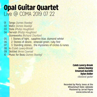 Opal Guitar Quartet @ COMA 2019 07 22