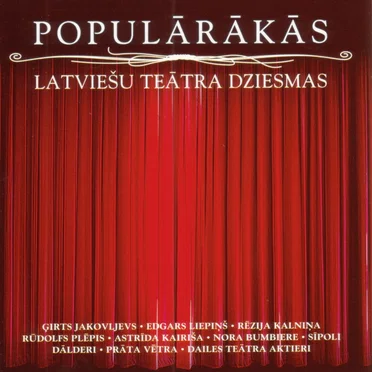 Populārākās latviešu teātra dziesmas by Various Artists - album cover