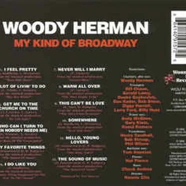 My Kind Of Broadway by Woody Herman and The Swingin' Herd - album cover