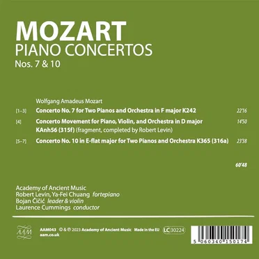 Piano Concertos nos. 7 & 10