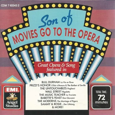 Son of "Movies Go to the Opera" by Various Artists - album cover