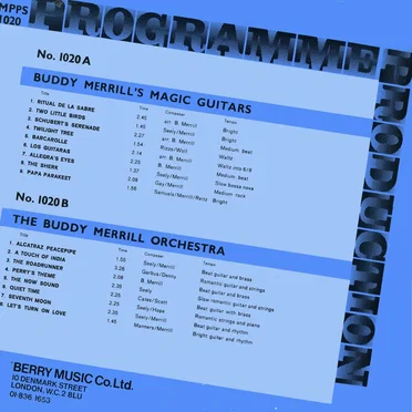 Programme Production Number 20