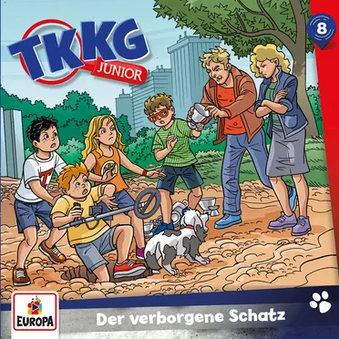 TKKG Junior 8: Der verborgene Schatz by Frank Gustavus - album cover