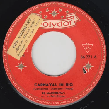 Carnaval in Rio by De Mambolita’s - album cover