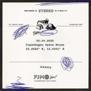 Live at Copenhagen Opera House, Copenhagen, DK April 5, 2025