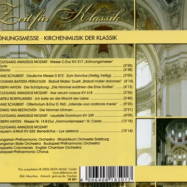 Krönungsmesse: Kirchenmusik der Klassik by Various Artists - album cover