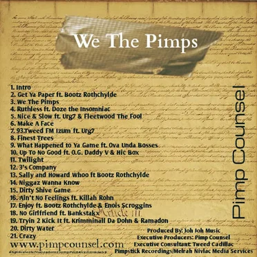 We The Pimps by Pimp Counsel - album cover