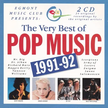 The Very Best of Pop Music 1991-92 by Various Artists - album cover