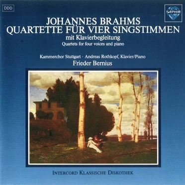 Quartette für vier Singstimmen mit Klavierbegleitung