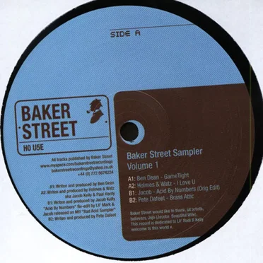 Baker Street Sampler, Volume 1 by Various Artists - album cover
