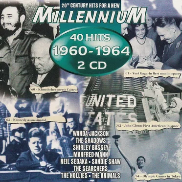 20th Century Hits for a New Millennium: 40 Hits of 1960–1964 by Various Artists - album cover