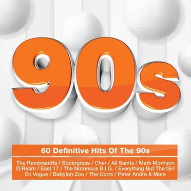 90s: 60 Definitive Hits of the 90s by Various Artists - album cover