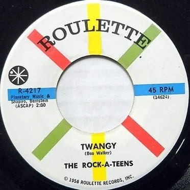 Twangy by The Rock-A-Teens - album cover