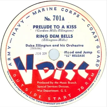 Prelude to a Kiss / Ring Dem Bells / Melodrama in a V‐Disc Record Boom / Airmail Special by Various Artists - album cover