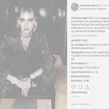 Instagram Influencers: Chiara Ferragni