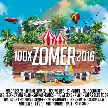 100x Zomer 2016 by Various Artists - album cover
