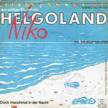Am weißen Strand von Helgoland