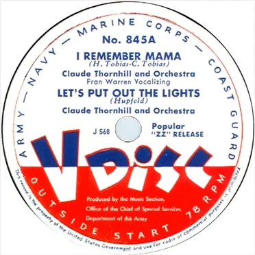 I Remember Mama / Let’s Put Out the Lights / I Cover the Waterfront / Cowbell Serenade by Various Artists - album cover
