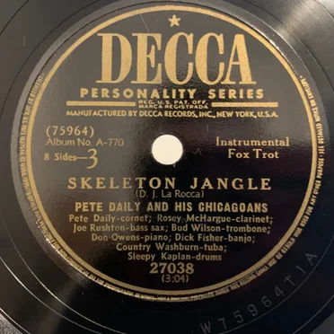 Skeleton Jangle / Roundhouse Rag