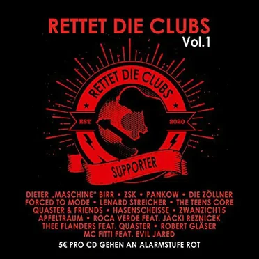 Rettet die Clubs, Vol. 1 by Various Artists - album cover