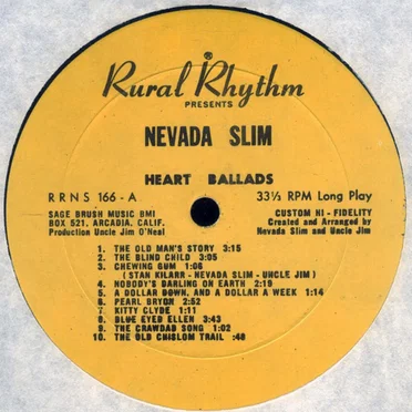 Heart Ballads by Nevada Slim - album cover
