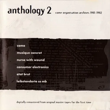 Anthology 2: Come Organisation Archives 1981-1982 by Various Artists - album cover