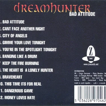 Bad Attitude by Dreamhunter - album cover