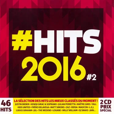 #Hits 2016 #2 by Various Artists - album cover