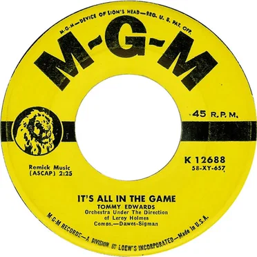 It's All In The Game / Please Love Me Forever