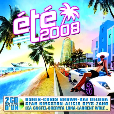 Été 2008 by Various Artists - album cover