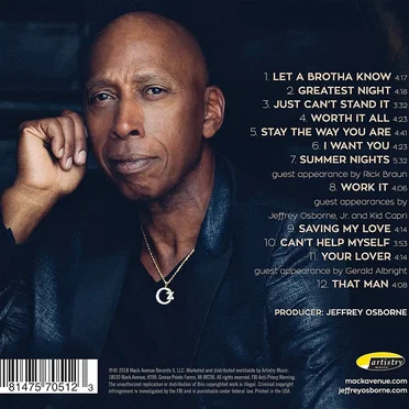 Worth It All by Jeffrey Osborne - album cover
