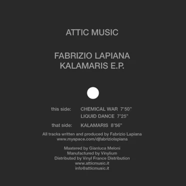 Kalamaris EP by Fabrizio Lapiana - album cover