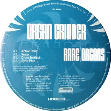 Rare Organs by Organ Grinda - album cover